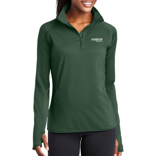 Sport-Tek® Women's Sport-Wick® Stretch 1/4-Zip Pullover Thumbnail
