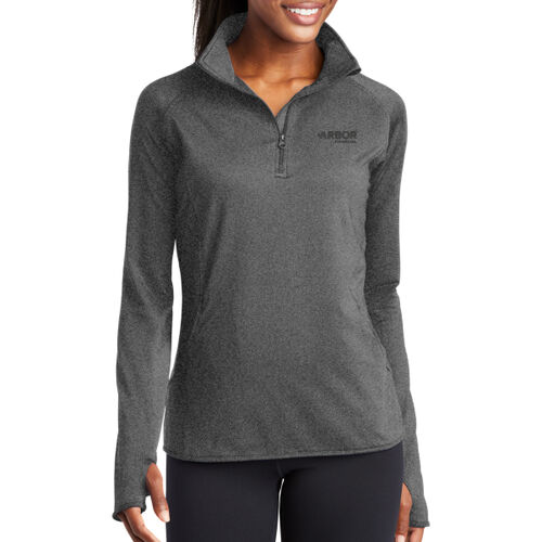 Sport-Tek® Women's Sport-Wick® Stretch 1/4-Zip Pullover Thumbnail